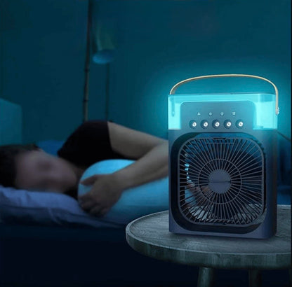 Fayline Living 3-in-1 Mini Air Cooler, Humidifier & LED Night Light