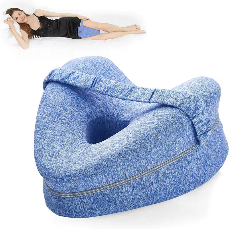Ergonomic Leg Support Pillow with Washable Cover