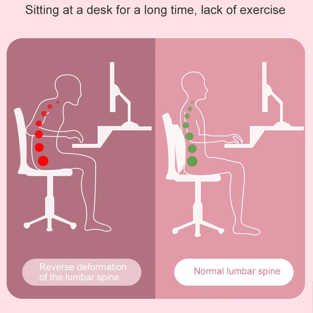 Back Stretcher Pillow Neck and Lumbar Support Massager