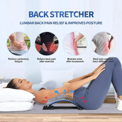 Adjustable Lumbar & Neck Back Stretcher